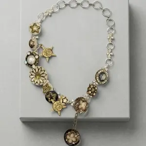 Vintage Celestial Charm Necklace