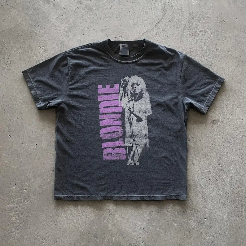 blondie, blondie t-shirt, punk rock, rock and roll, punk, vintage
