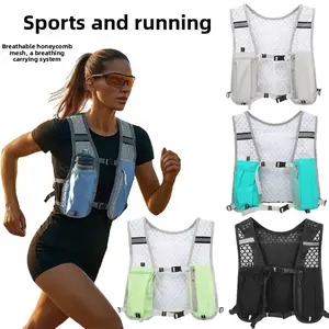 Outdoor Running Mobile Phone Vest Backpack Men and Women Lightweight Marathon Off-Road Waterproof Breathable Backpack fishing stuff