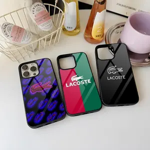 Luxury Design L-lacosteS Phone Case for 17 Pro Max iphone 16 Plus 15 Pro Max 14 12 11 13 Mini X Xs XR PC+TPU Cover