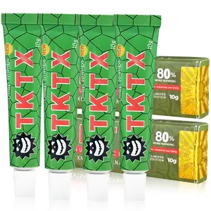 4 TUBES ONLY $30.88 | TKTX 80% Lidocaine Tattoo Numbing Cream | Maximum Strength Long-Lasting Anesthetic | For Large Tattoos, Full Sessions & Professional Artists