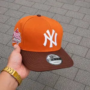 New Era MLB Snapback Hat 59FIFTY NY Yankees LA Dodgers Anniversary Patch Cap Unisex Streetwear Casual Trend Look