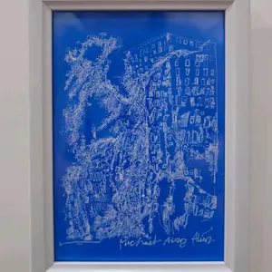 Michael Alan Alien "Greenwich Village" 4"x6" fine art print