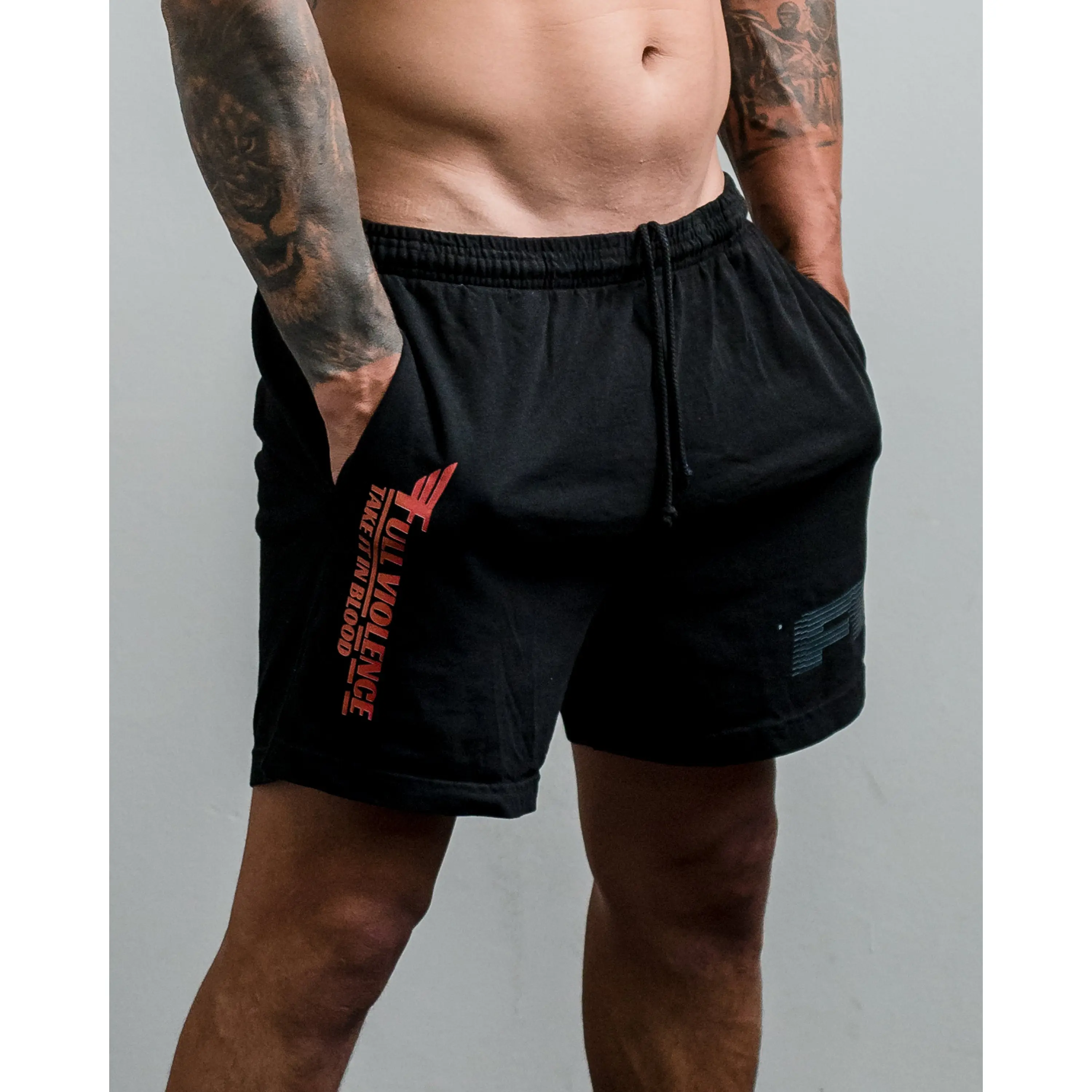 Racer Shorts in Black