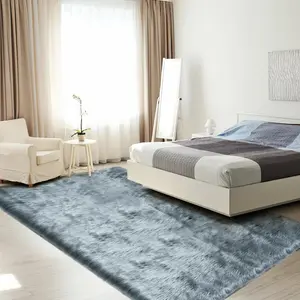 BedStory Sheepskin Rug 2X3 - 6X9 Ft Area Rug, Faux Fur Rug, Fluffy Rugs for Living Room & Bedroom Bedside, Plush Shag Rug for a Luxurious Touch & Home Decoration