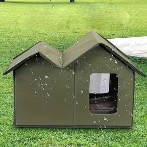 Outdoor Cat House Weatherproof Cat Houses For Outdoor/Indoor Cats Collapsible Warm Feral Cat Shelter Easy To Assemble Small Cat Bed For Winter