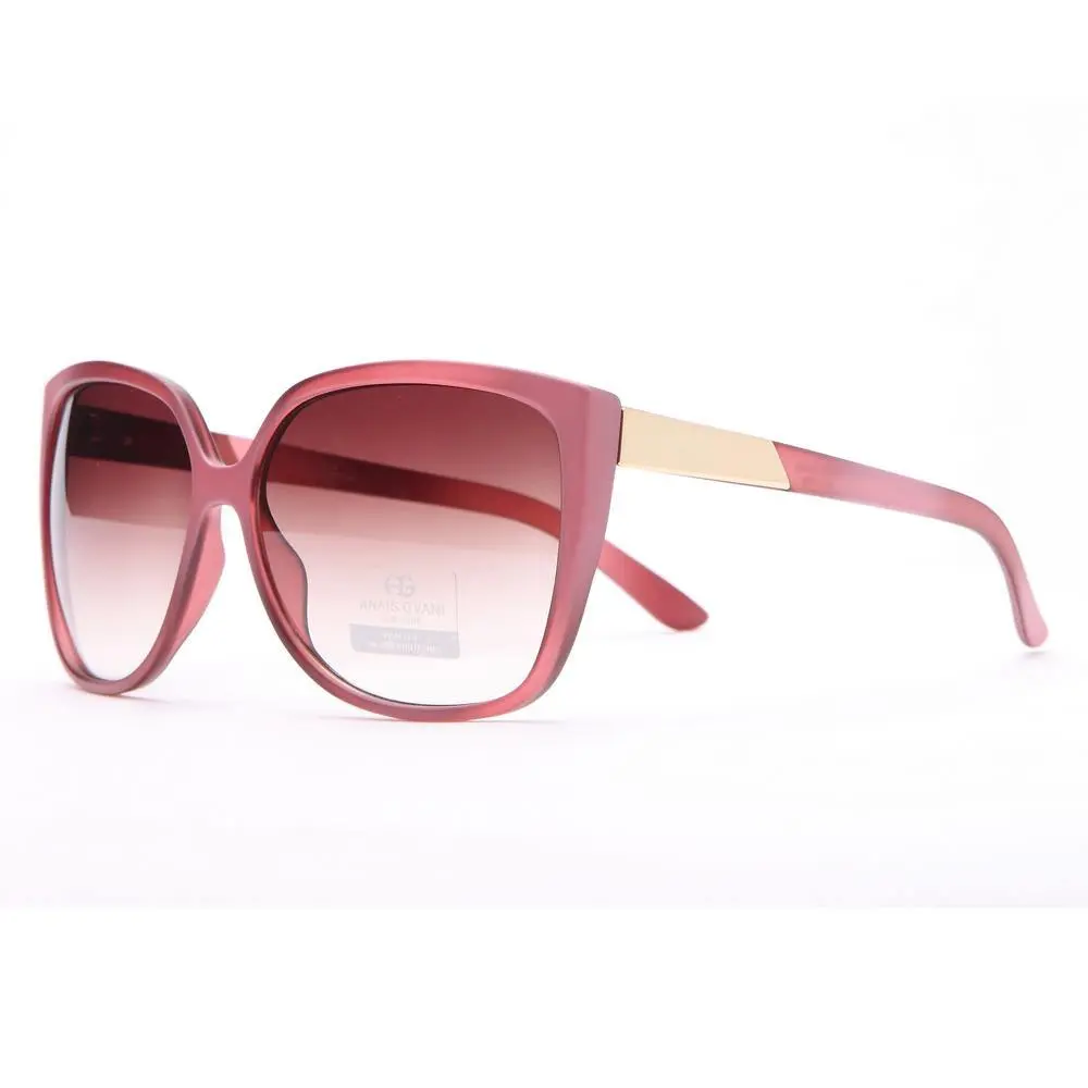 Anais Gvani Smooth Plastic Classic Fashion Sunglasses