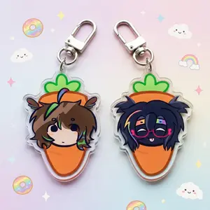 Universe MCYT Yt Translucent Acrylic Keychain, Carrots Keychain, Gift Friends