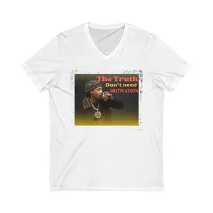 Don’t Need Motivation V-Neck Tee
