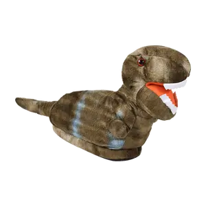 T-Rex Slippers - Plush Animal Slippers with Charming T-Rex Design, Ultimate Comfort, Non-Slip Sole, Perfect Gift for Dinosaur Lovers, Indoors