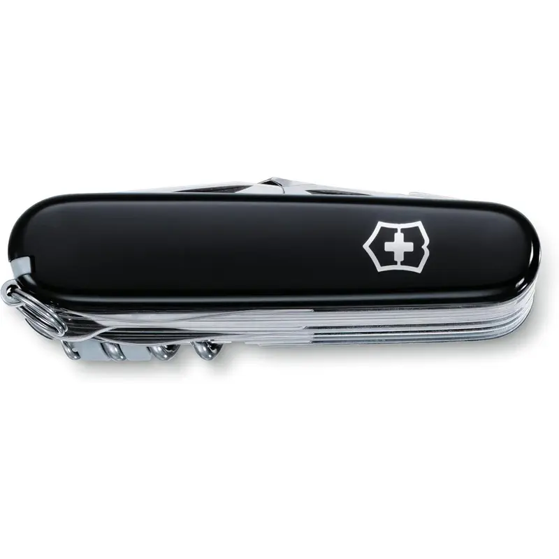 Swisschamp swiss army knife, 33 function swiss made pocket knife with large blade, screwdriver, chisel and combination pliers