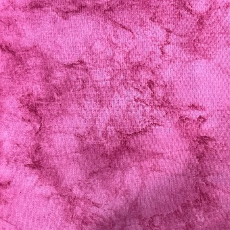 “Flamingo” Marbled Cotton Fabric for sewing quilting projects.
