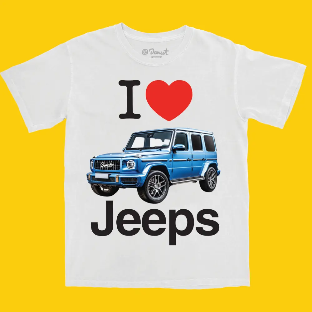 I LOVE JEEPS TEE I LOVE JEEPS TEE