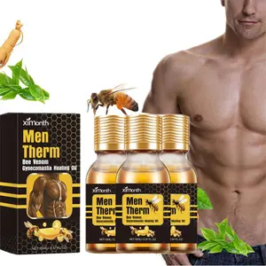 NEW 2026!!! 3Pcs Men Therm Bee Venom, The Chest Muscles Bee Venom Oil,Best Men Therm Bee Venom Gynecomastia Heating Oil, Mens Therms Bees Venoms Oils for Strengthen The Chest Muscles