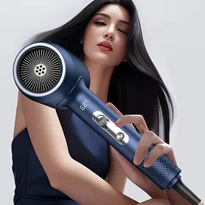 Professional 2400-watt high-power hair dryer, suitable for both salons and households. It features multiple temperature settings for quick drying and hair protection, truly a magic tool for hair styling.