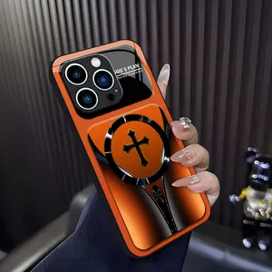 "GOD'S PLAN" Design MagSafe Phone Case — Scratch-Resistant Magnetic Glass Protective Cover, Compatible with iPhone 17/16/15/14/13/12/11 Pro Max 995