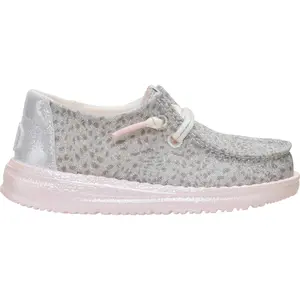 HEYDUDE Wendy Toddler Luxe Leopard - Kid's Comfortable Slip on Shoes