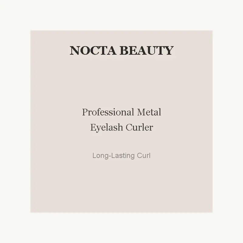 Professional Metal Eyelash Curler | Long-Lasting Curl | Nocta Beauty