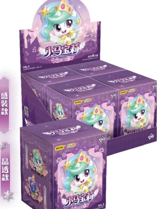 KAYOU New My Little Pony 3D Figurine Blind Box - Gala Ball Series Art Toy, Collectible Display Piece