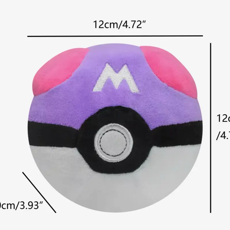 5 inch Master Ball Plush Toy