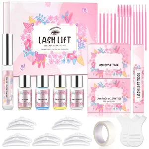 bond seal ALIVER Keratin Lash Lift Kit - Professional Eyelash Perm Kit with Lash Serum & Tools, DIY Home Use, Safe Vegan Formula, Lasting Curly Effect,keratin a botanica cat eye