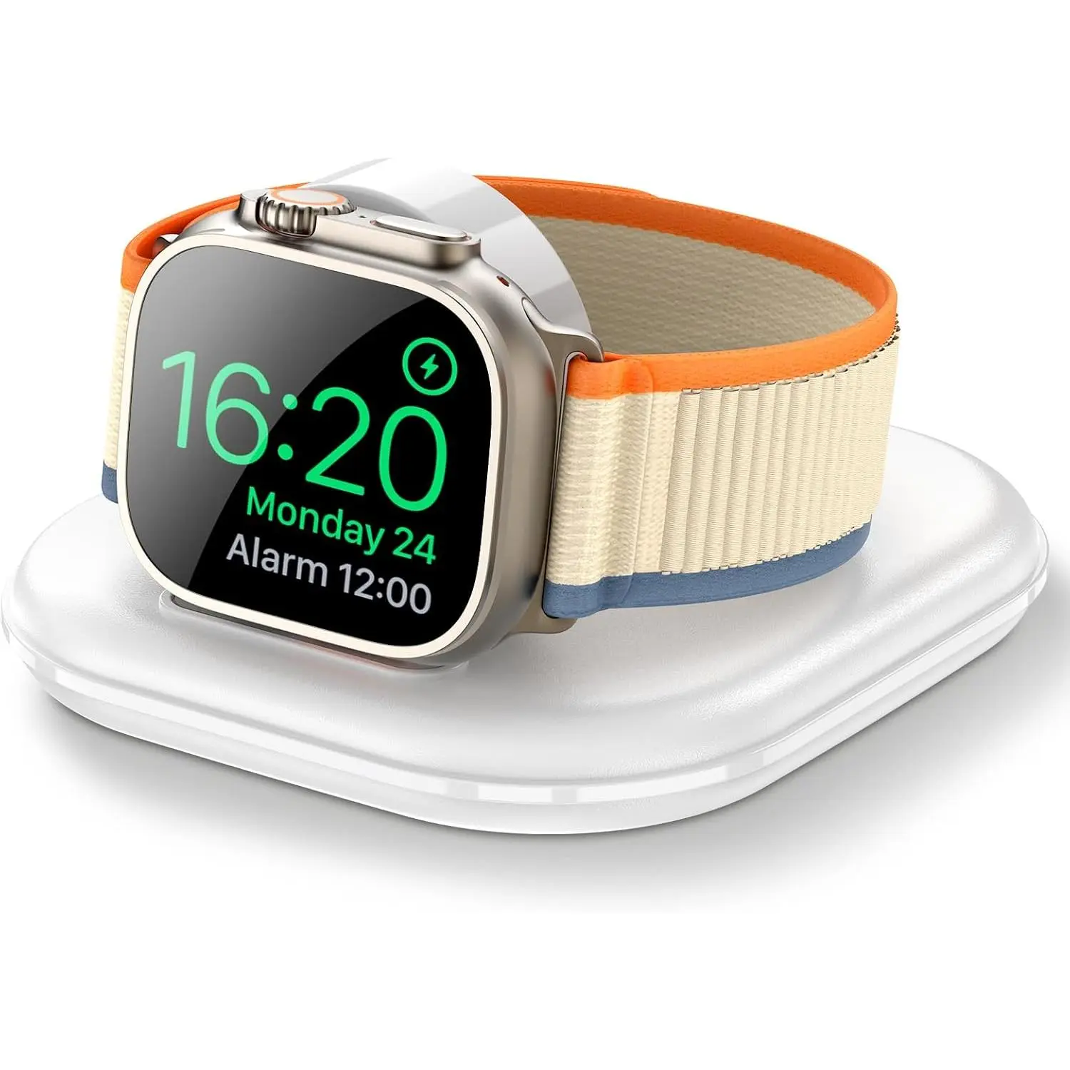for Apple Watch Magnetic Charging Dock - Fast Magnetic Charger Stand, Compatible with Apple Watch Series 2/3/4/5/6/7/8/9/10/Ultra 1 2, Supports Nightstand Mode, Portable Design for Travel