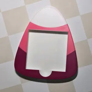 Candy Corn 3D Printed Sticky Note Holder Desk Accessory Office Supply Lightweight Durable Handmade PLA Material