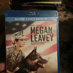 Megan Leavey (Blu-Ray/DVD 2017) Kate Mara-Ramon Rodriguez-Tom Felton-Will Patton