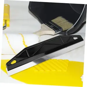 Professional 12 Inch Heavy-Duty Paint Guard Corner Tool, Ergonomic Handle for Precision Edge Work, Durable Plastic and Metal Design for Home & Commercial Use, Wall Edge Finishing