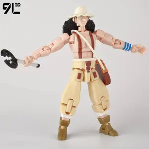 9L3D Dummy13 Lucky13 Titan13 OnePiece Usopp Is The Sniper Straw Hat Pirates A Brave Warrior Of Sea Figure Anime Car Ornament Toy