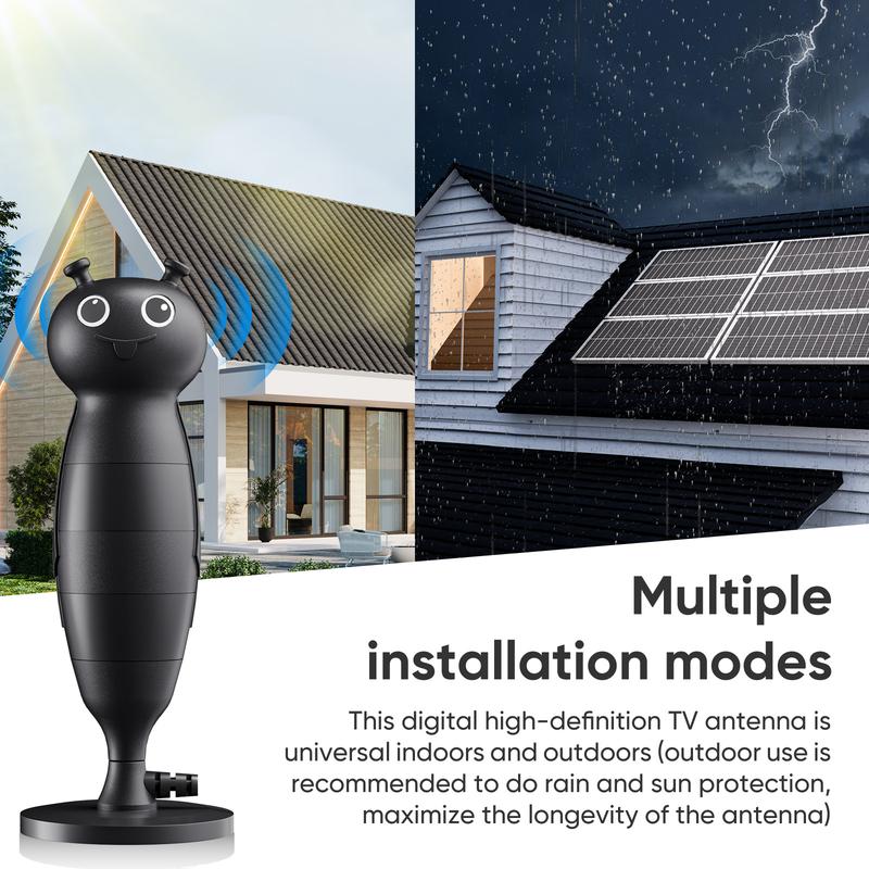 TV Antennas, HD Digital Antenna for Smart TV Indoor, Digital tv Antenna Indoor for Local Channels-Support for Type of HDTV Digital TV's, Easy Installation for Apartments, Long Range Coverage,  No Monthly Bill, Enjoy Local Channels