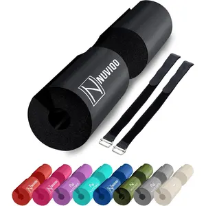 Barbell Pad Squat Pad for Lunges and Squats - Hip Thrust Pad for Standard and Olympic Bars - Provides Cushion to Neck and Shoulders While Training