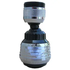 Larsen Supply 09-1230 360-Degree Black Swivel Spray Kitchen Aerator - Compact Form, Plastic Body, Threaded Installation for Sailing Water Sports