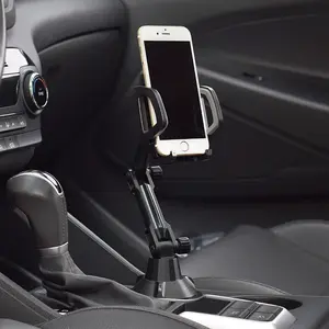 Car Cup Cell Smart Phone Mount Holder Cradle Adjustable Long Neck Stand , Universal Fits for Car Coupe Sedan Truck VAN SUV , For iPhone 14 13 12 11 X XS 8 7  Pro Max Plus Mini Samsung S22 S21 S20 S10 S9 S8 Ultra Plus Note 10 Pro 9 8