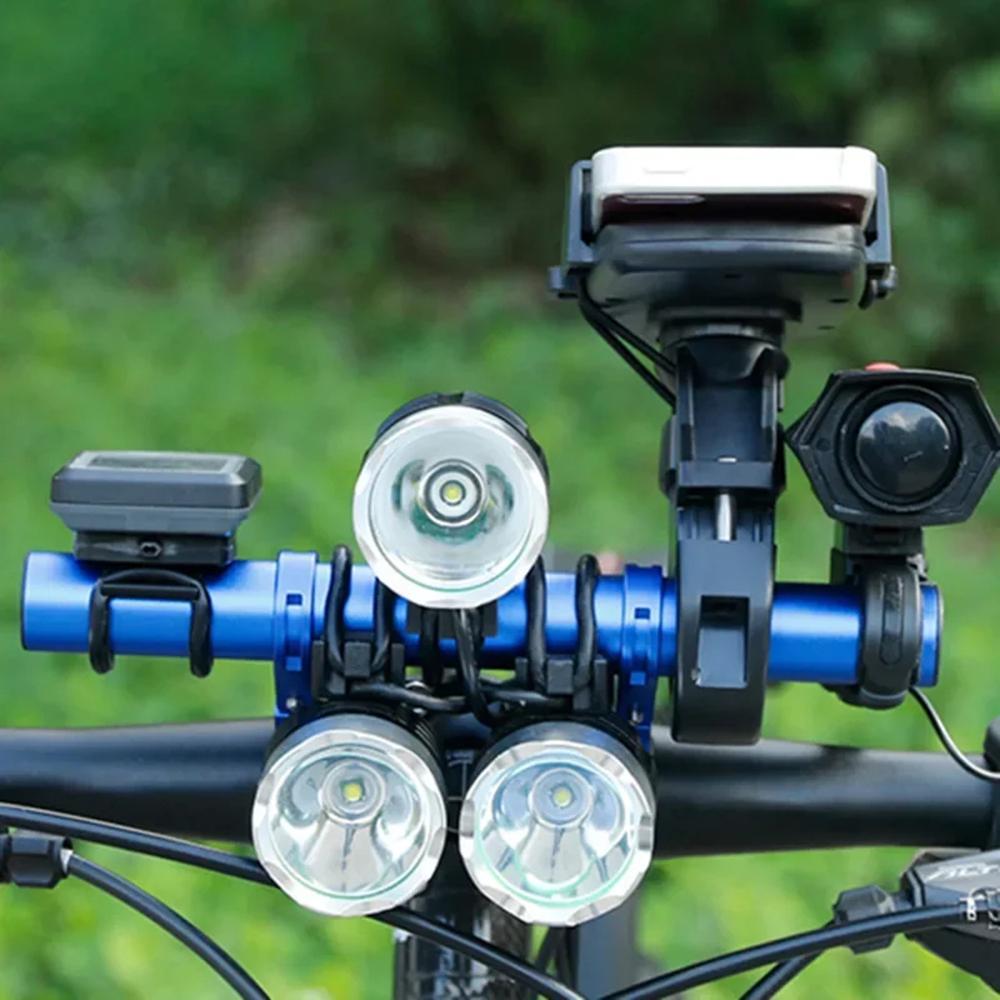 30cm Bicycle Handlebar Extended Bracket MTB Headlight Mount Extented Bar Road Mountain Bike Handlebar Extender Rack Parts