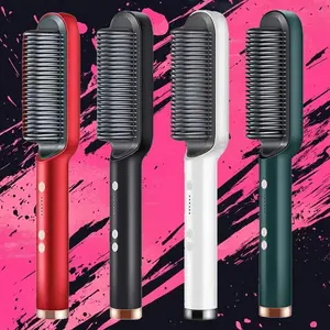 Electric Hair Straightener Brush, 1 Box Durable Hair Straightening Comb, Hair Styling Tool for Home & Salon Use, Hairdressing Tool, Hair Styling Tools