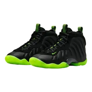 Nike Little Posite One Black Volt  HF0977-001 Youth Fashion Shoes New