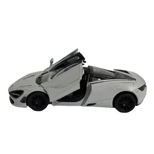 KINSMART 1:36 Scale McLaren 720S Die-Cast Metal & Plastic Model Car with Openable Doors & Pull-Back Action 5 Inches Long Stone Gray