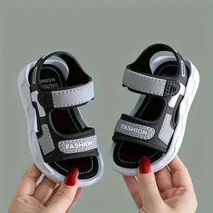 New(New)Boys and Girls Summer Sandals - Soft Sole Lightweight PVC Upper, Black Rubber Outsole, Casual Beach Shoes