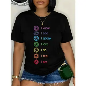 100% Cotton Unisex Chakra Alignment, Yoga, Meditation Spiritual T-Shirt