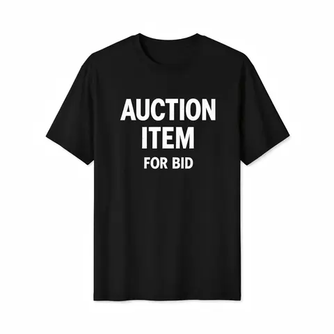AUCTION ITEM Graphic Tee | Streetwear Casual Black/white T‑Shirt