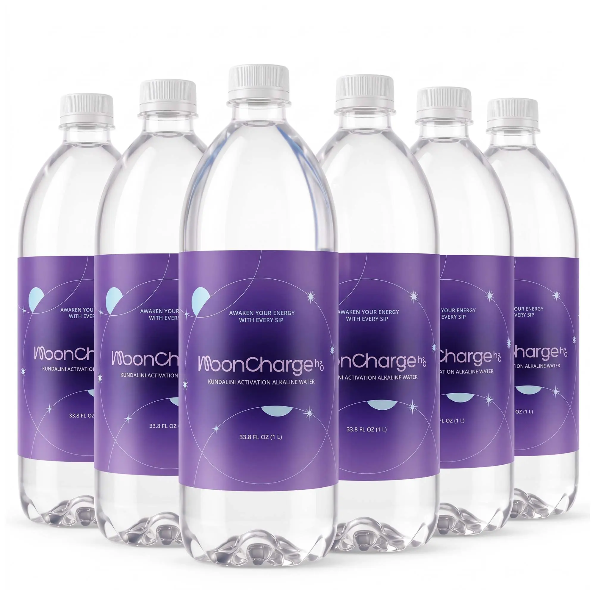 Kundalini Activation Alkaline Water MoonCharge H2O – 9.5 pH – 6 Pack