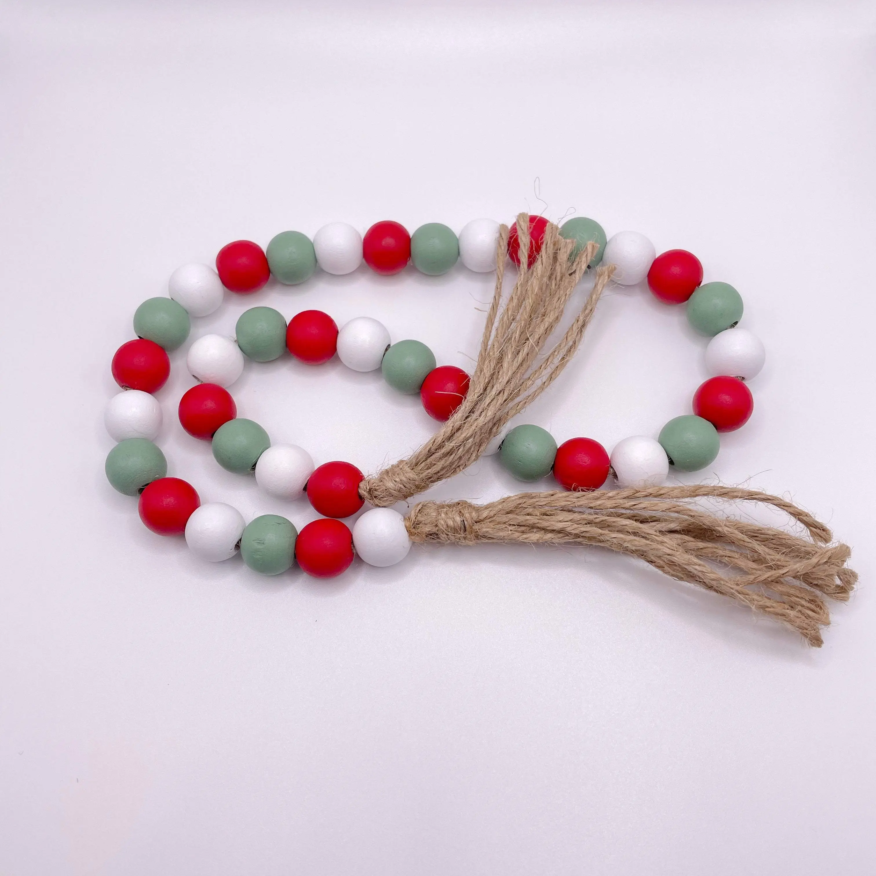 Christmas Colors Bead Garland