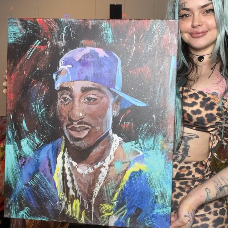 2pac by VIXXIE ART