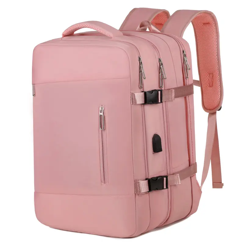 35L Roll Top Backpack for Work & Travel, Water-Resistant & Lightweight Casual Daypack with 15.6-Inch Laptop Compartment, Multifunctional Travel Backpack, Lightweight Laptop Backpack
