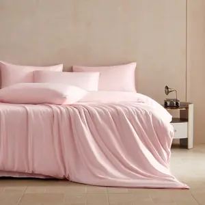 Single Silky Duvet Cover Summer Cooling Breathable Lyocell Fabric Skin-friendly Comfortable Quilt Cover 168*228cm Bedding Accessory