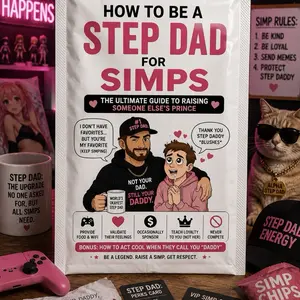 Step Dad Prank Mail, Novelty Gag Toy, Party Game for Practical Jokes