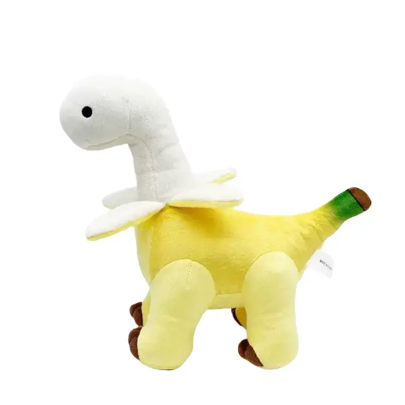 Cute Banana Brontosaurus Design Plush Toy, Soft Huggable Stuffed Animal Plushie, Cartoon Banana Soft Dragon Doll, Home Decoration Gift