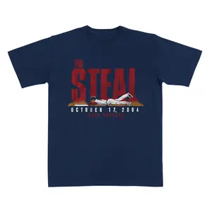 [BREAKING T] Dave Roberts The Steal 2004 Graphic Tee, Iconic Baseball Play Shirt, Historic Game Moment Apparel, Gift for Baseball Lovers, Sports Fan Outfit