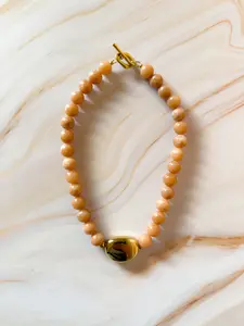Sunstone Beaded Necklace